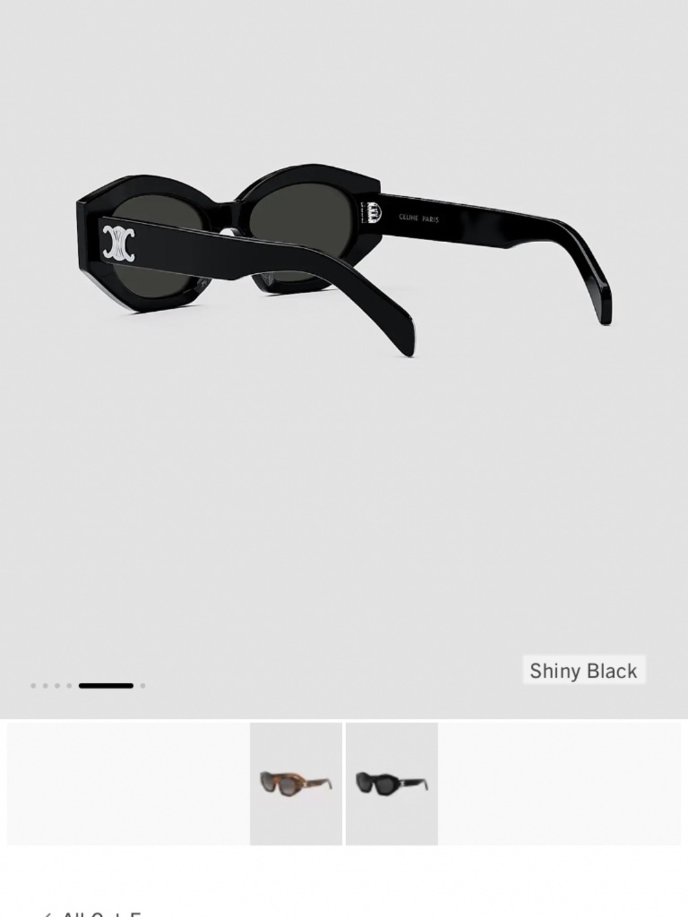Celine triomphe cateye sunglasses - like new